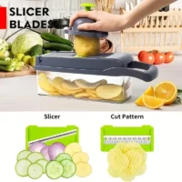 14/16 in 1 Multifunctional Vegetable Chopper Onion Chopper Handle Food Grate Food Chopper Kitchen Vegetable Slicer Dicer Cut - Image 3