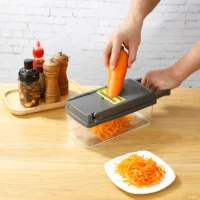 14/16 in 1 Multifunctional Vegetable Chopper Onion Chopper Handle Food Grate Food Chopper Kitchen Vegetable Slicer Dicer Cut - Image 6