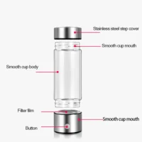 Hydrogen Generator Water Cup Filter Ionizer Maker 420ML Hydrogen-Rich Water Portable Super Antioxidants ORP Hydrogen Bottle - Image 4