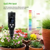 Smart Soil PH Meter 0.0~14.0pH Bluetooth Soil Tester Data Logger Temp Acidity Analyzer for Hydroponics Planting Garden Farmland - Image 3