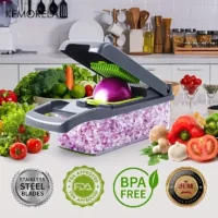 14/16 in 1 Multifunctional Vegetable Chopper Onion Chopper Handle Food Grate Food Chopper Kitchen Vegetable Slicer Dicer Cut - Image 2