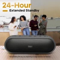 TRIBIT XSound Plus 2 Portable Bluetooth Speaker, 30W Power, IPX7 Waterproof Wireless Speaker 24-hrs Playtime For Camping, Hiking - Image 3