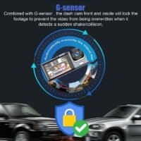 1080P Triple-Lens Dash Cam with IR Night Vision - Image 6