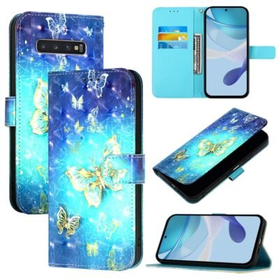 3D Painting Horizontal Flip Leather Phone Case