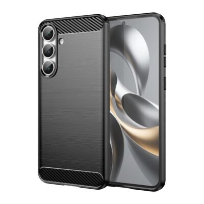 Carbon Fiber Brushed Texture TPU Phone Case