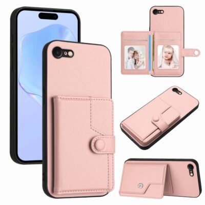 Button Card Bag RFID Anti-theft Phone Case
